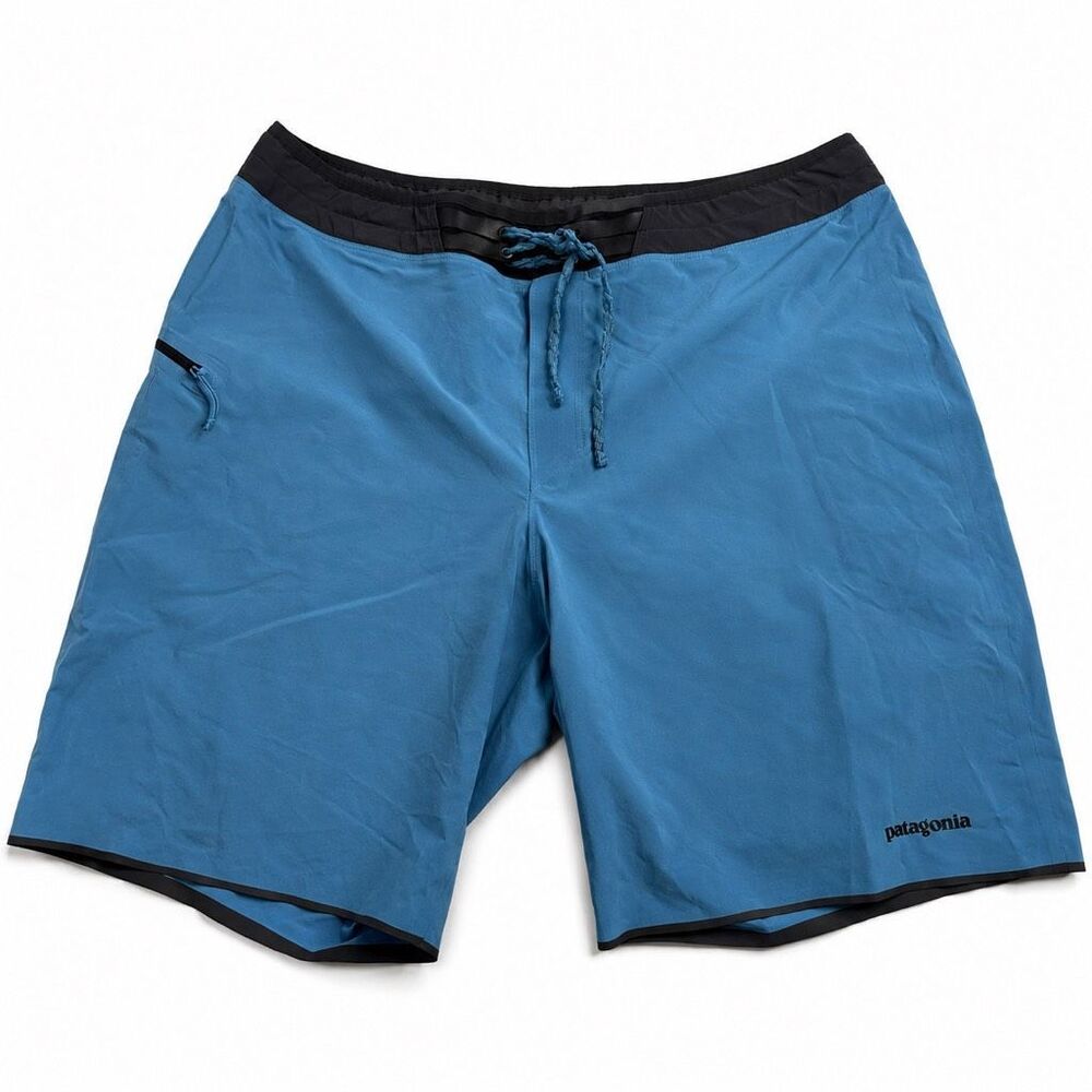 Patagonia Men’s Hydrolock Blue Board Shorts Swim Trunks Size 38
